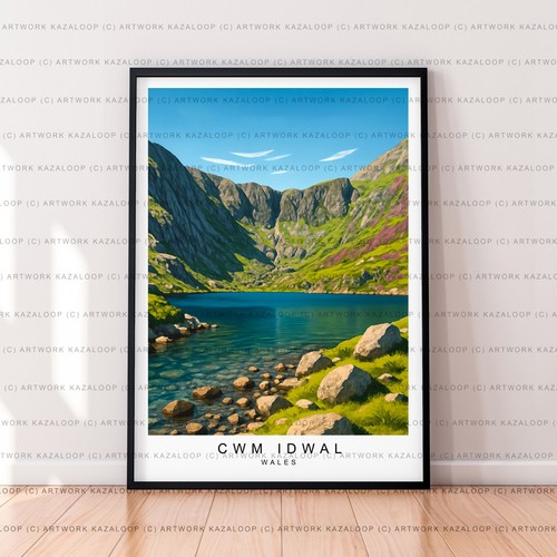 Cwm idwal unframed - cwm,