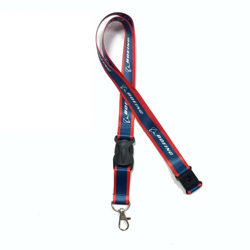 Boeing blue red lanyard - blue, &