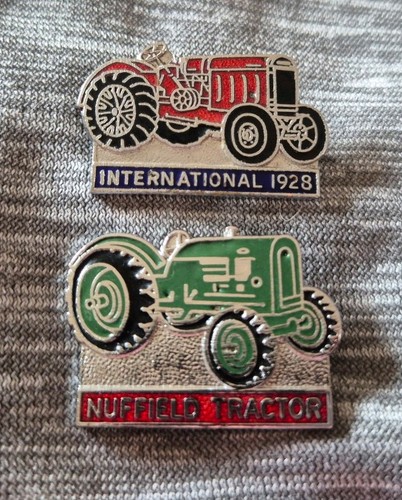 Vintage enamel tractor - vintage,