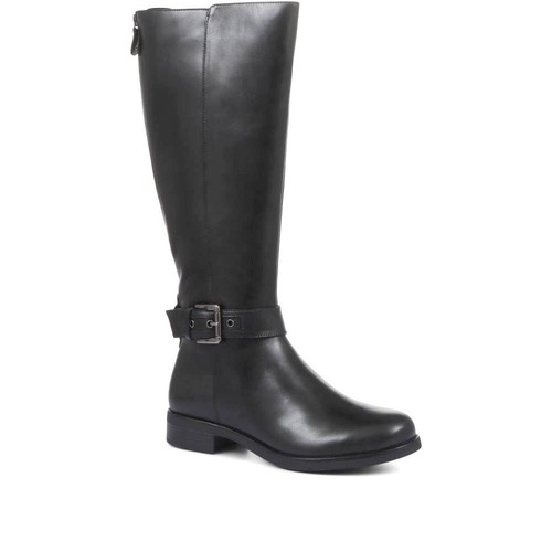Pavers leather knee high - leather,