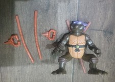 Teenage Mutant Ninja Turtles Cartwheels Karate Don 1993 complete with weapons