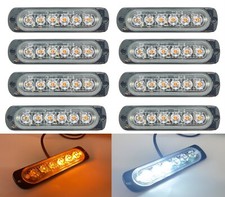 12v 24v amber/white hazard