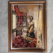 Needlepoint Tapestry Framed