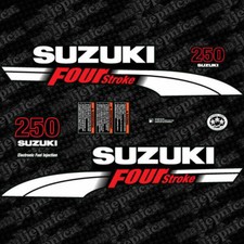Suzuki 250 Four Stroke (2004) Outboard Decal Aufkleber Adesivo Sticker Set