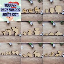 BABY SHAPES Wooden MDF Craft