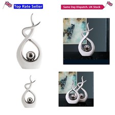 Modern Abstract Ceramic Statue - Unique Home Decor, Gift-Ready