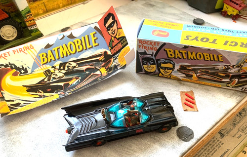 Corgi early batmobile - corgi.,