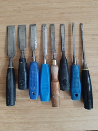 Job lot chisels woodworking - chisels,
