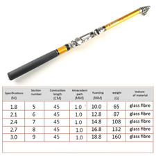Carbon Telescopic Fishing Rod
