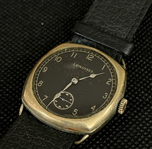Vintage 1920s longines cushion - vintage,