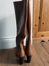 Women’s Brown Knee High Boot Sosandar Size 6