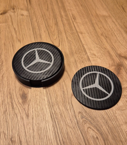 Carbon fibre effect - carbon, mercedes