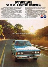 1976 DATSUN AUSTRALIA 180B A3 POSTER AD ADVERT ADVERTISEMENT BROCHURE MINT