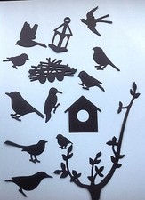 Bird Die Cut Shapes -