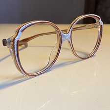 Vintage Spectacles Thick Ladies Eye Glasses Retro NHS Style Frames Alligator