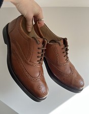 Anatomic & Co Brogue Shoes Mens UK 8 Shoes Oil Cedar Smart Wedding Work