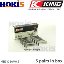 CRANKSHAFT BEARING SET +0.5mm FOR MERCEDES-BENZ M102.920/939 2.0L M102 2.3L 