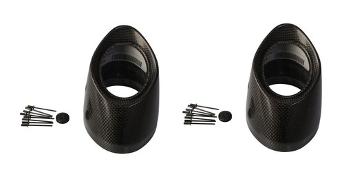 Akrapovic carbon fibre end - carbon,