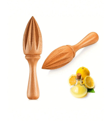 Lemon squeezer wooden hand - lemon,