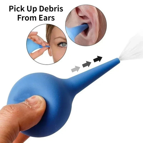 Ear wax removal syringe bulb - ear,