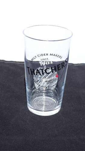 Thatchers cider pint glass - 2x,