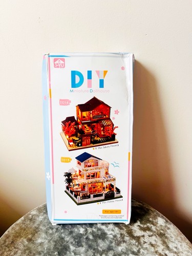 Diy miniature dollhouse kit - miniature,