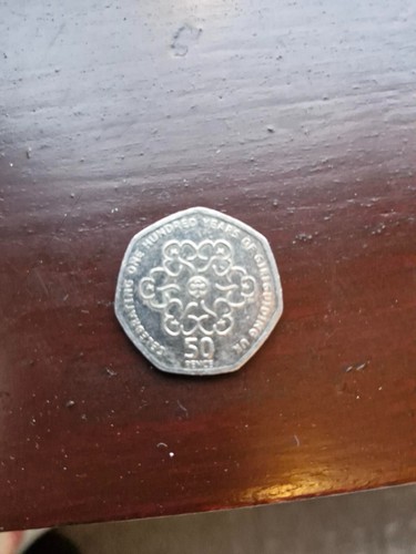 Rare 2010 british 50p - rare,