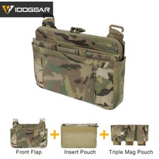 IDOGEAR Tactical DOPE Front Flap Pouch w/ Mag Pouch Kangaroo Pocket Full Verson