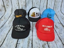 RARE VTG HAT BUNDLE COLLECTION ASSORTMENT Tractor Heavy Equip Operator construct