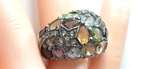 Silver design ring - °, /