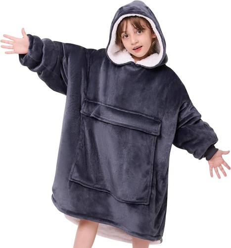 Wearable blanket hoodie kids - hoodie,