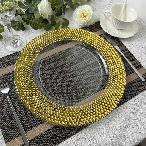 Party charger plates with - party,