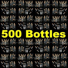 EMPTY GLASS BOTTLE + CORK