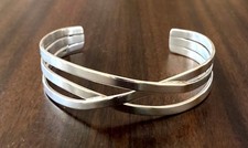 Tianguis Jackson Sterling Silver Triple Twist Bangle