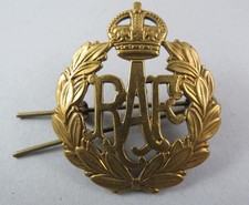 Military K/C Brass Badge RAF