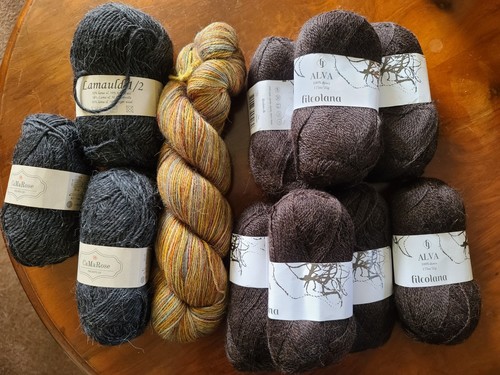 Alpaca lace fingering yarn
