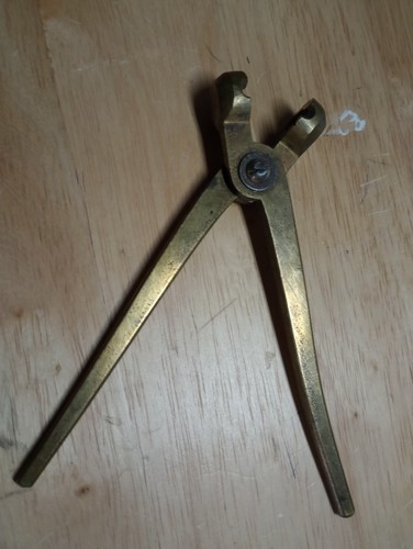 Brass musket ball mould - musket,