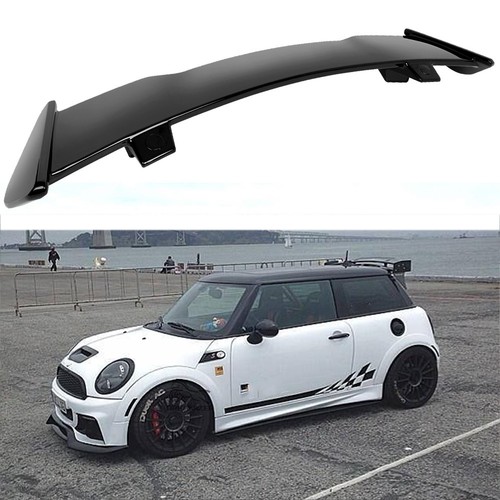 Gloss black rear roof - black,