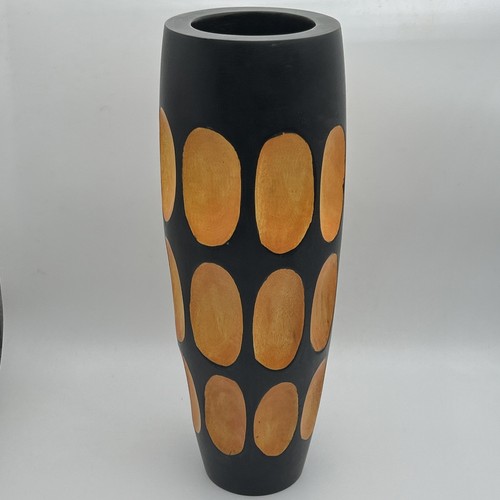 Large oversized wooden vase - oversized,