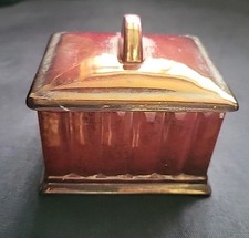 Vintage Red Carltonware Trinket Box