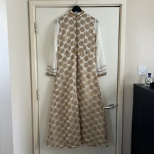 Women Indian White & gold