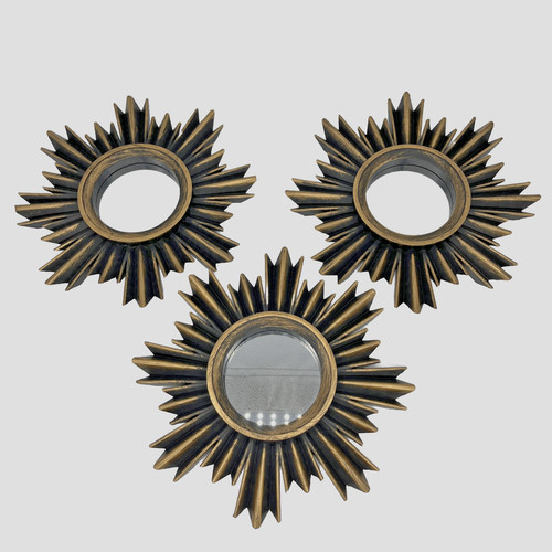 Starburst mirrors wall art - starburst,