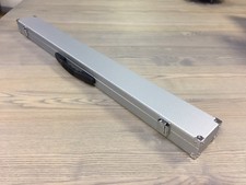 Silver 2 Piece Pool / Snooker Cue Case With Reinforced Corner Protection