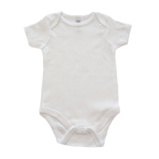 White Baby Vests - Premature up to 18-24 Months - Plain Cotton Bodysuit Blanks