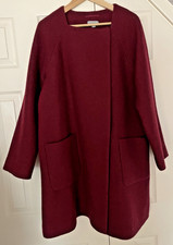 COS Round Neck A-line Burgundy