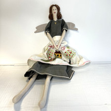 Folk Art Handmade Fabric Rag