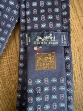 HERMES Necktie Tie 