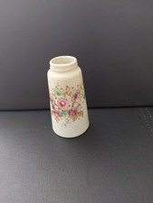 Vintage Cream Flower Pattern Bud Vase Made In England