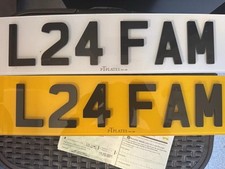 personalised number plate for