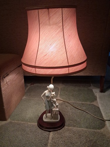 Figurine table lamp - figurine, lamp,